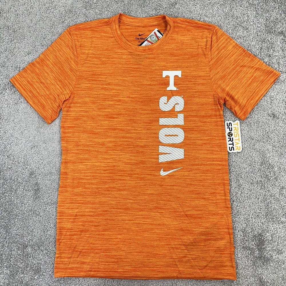 Tennessee Volunteers Shirt Mens Small Orange NCAA Football Nike Dri Fit Vols